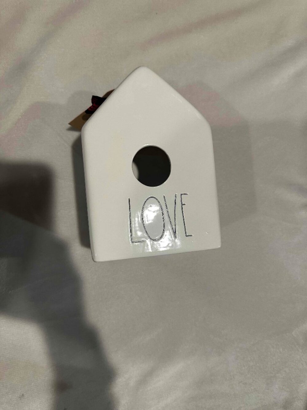 Rae Dunn Love Square Birdhouse NWT